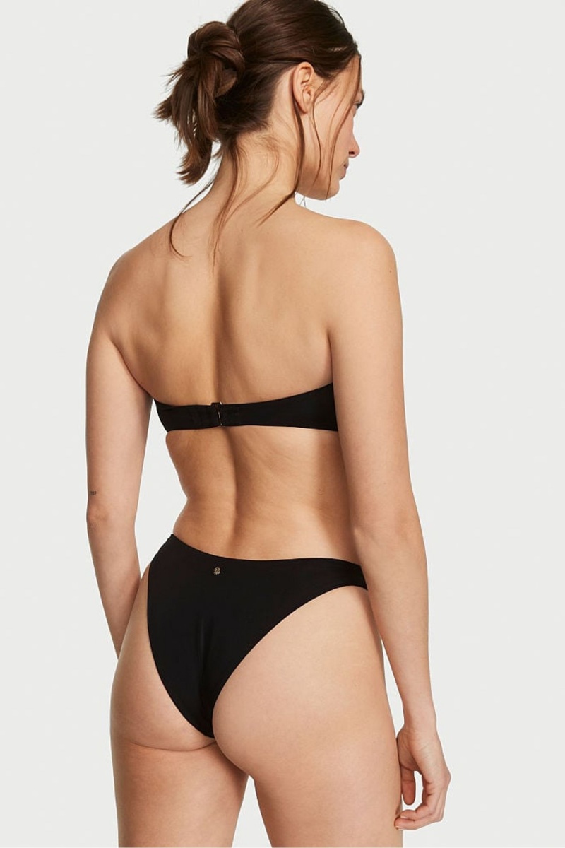 Victoria's Secret Bandeau Swim Bikini Top Zwart | 72468-VWHX