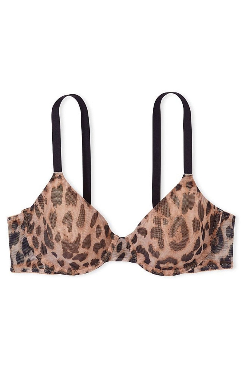 Victoria's Secret Bare Bra Leopard Bruin | 94172-KQTH