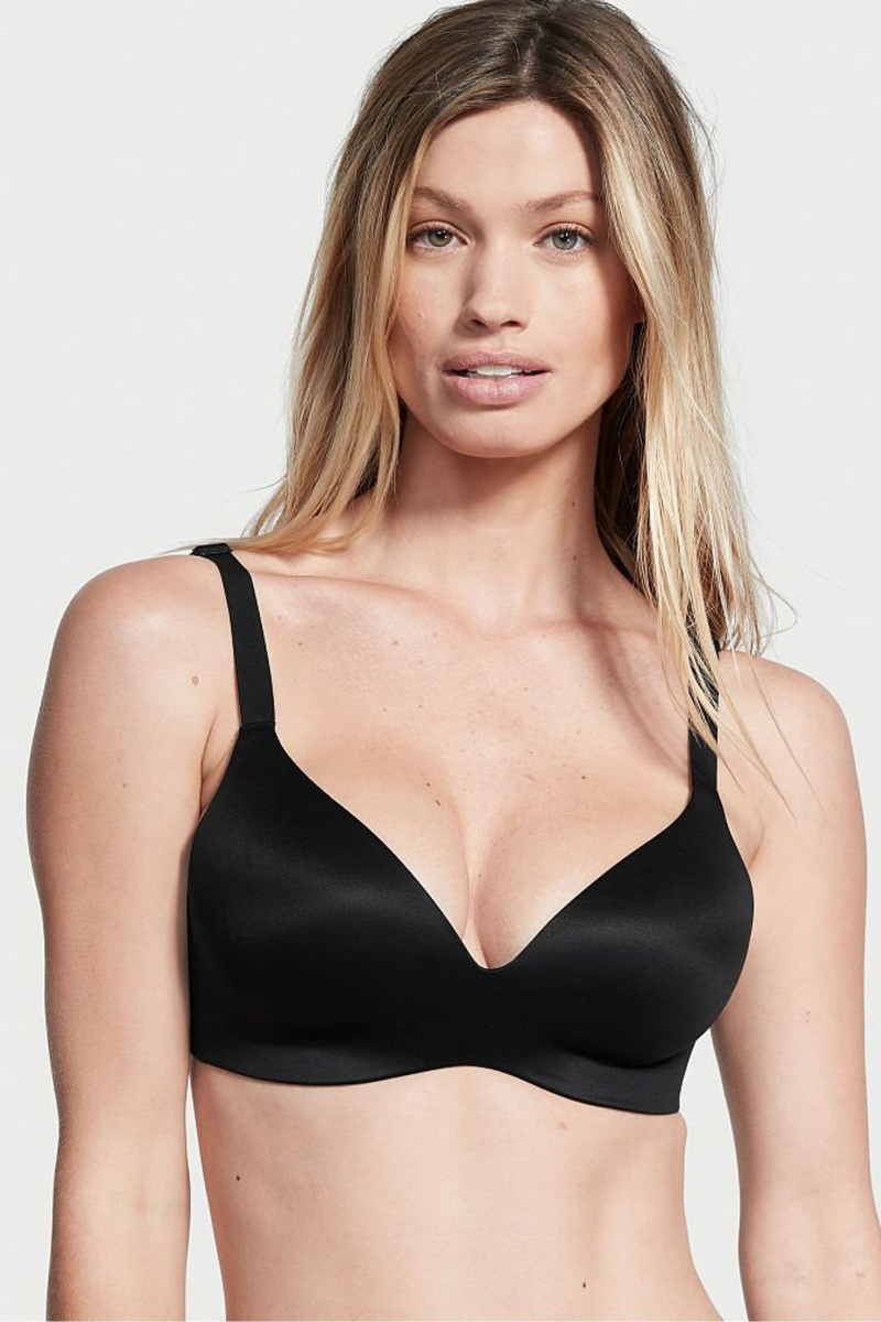 Victoria's Secret Bare Smooth Lightly Gevoerde Non Wired Full Cup Bra Zwart | 06854-NRHK