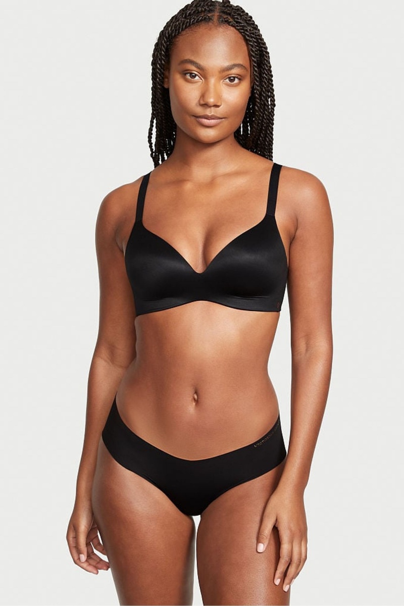 Victoria\'s Secret Bare Smooth Lightly Gevoerde Non Wired Full Cup Bra Zwart | 06854-NRHK