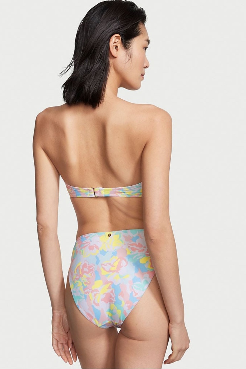 Victoria's Secret Bikini Bottom Camo Blauw | 24380-ZXWH