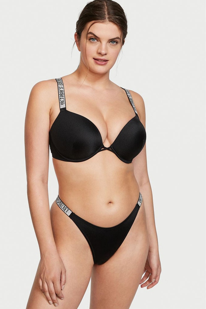 Victoria\'s Secret Bikini Top Zwart | 01745-PDMI