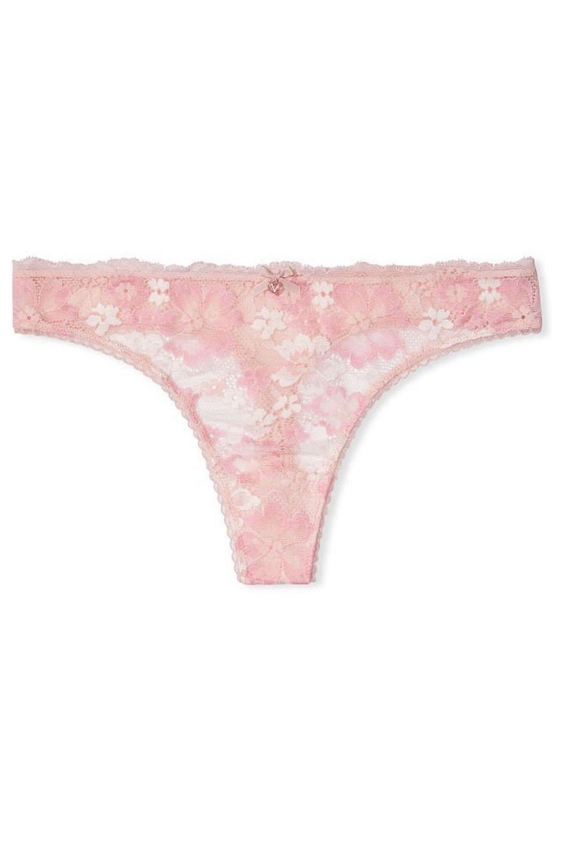 Victoria's Secret Body by Victoria Kanten Trim String Knickers Roze | 01756-BCHN