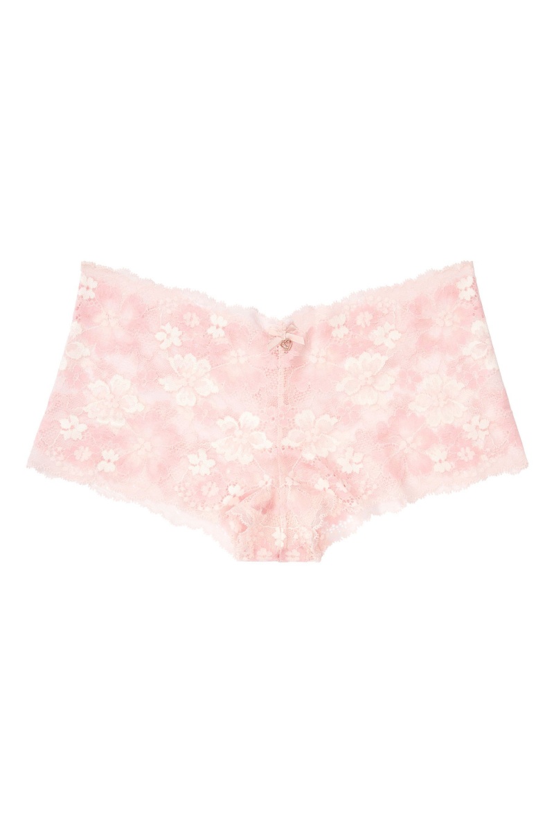 Victoria's Secret Body by Victoria Kanten Kort Knickers Zwart | 14037-OGJQ