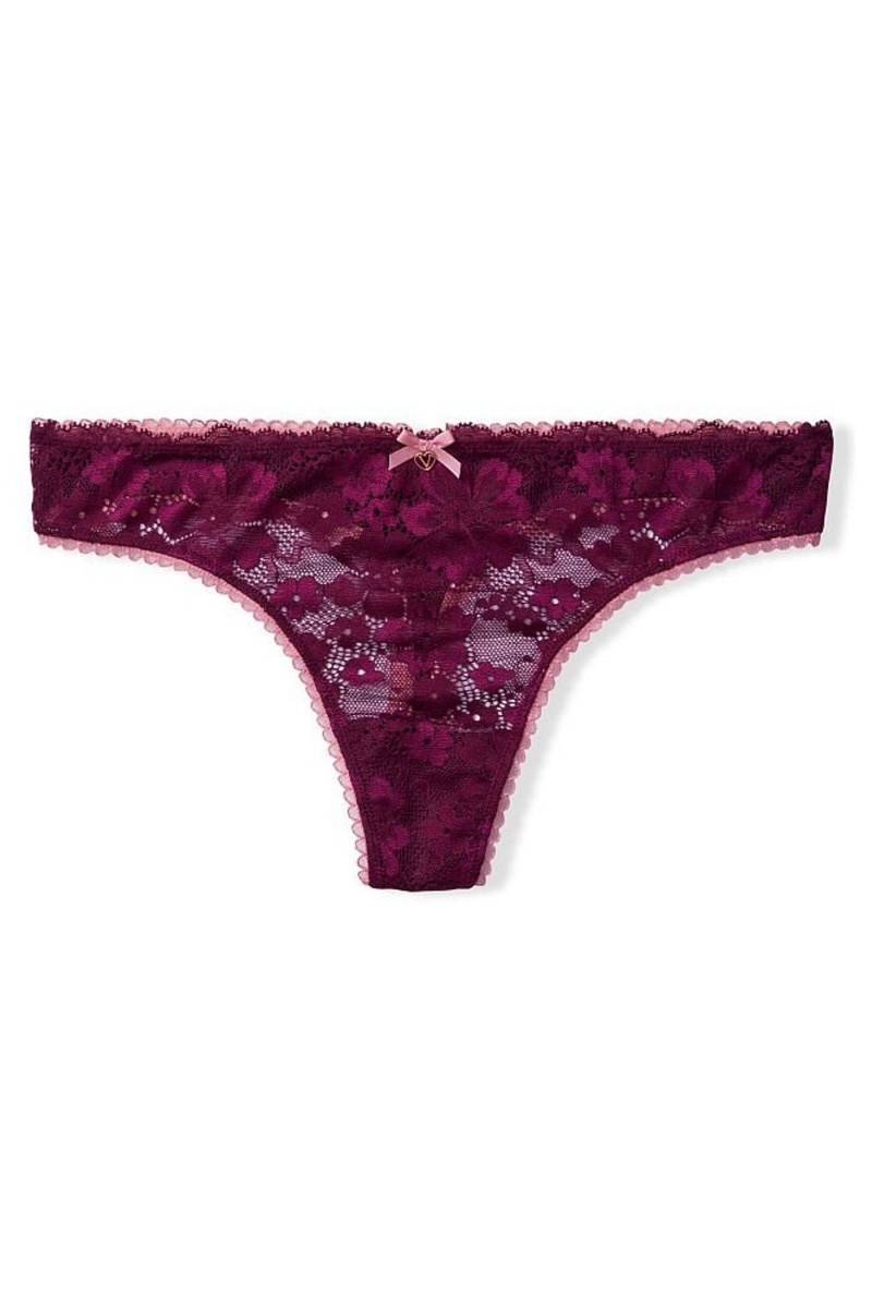 Victoria's Secret Body by Victoria Kanten String Knickers Rood | 81073-EWQJ