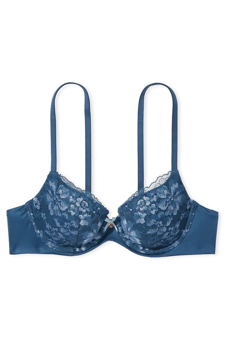 Victoria's Secret Body by Victoria Kanten Lightly Gevoerde Demi Bra Blauw | 86301-JMPT