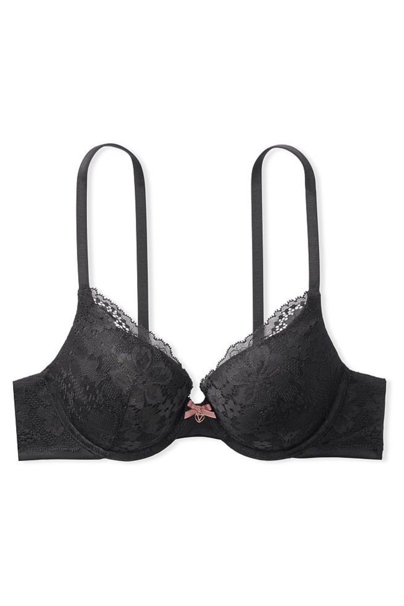 Victoria's Secret Body by Victoria Kanten Full Cup Push Up Bra Zwart | 18702-QHUX