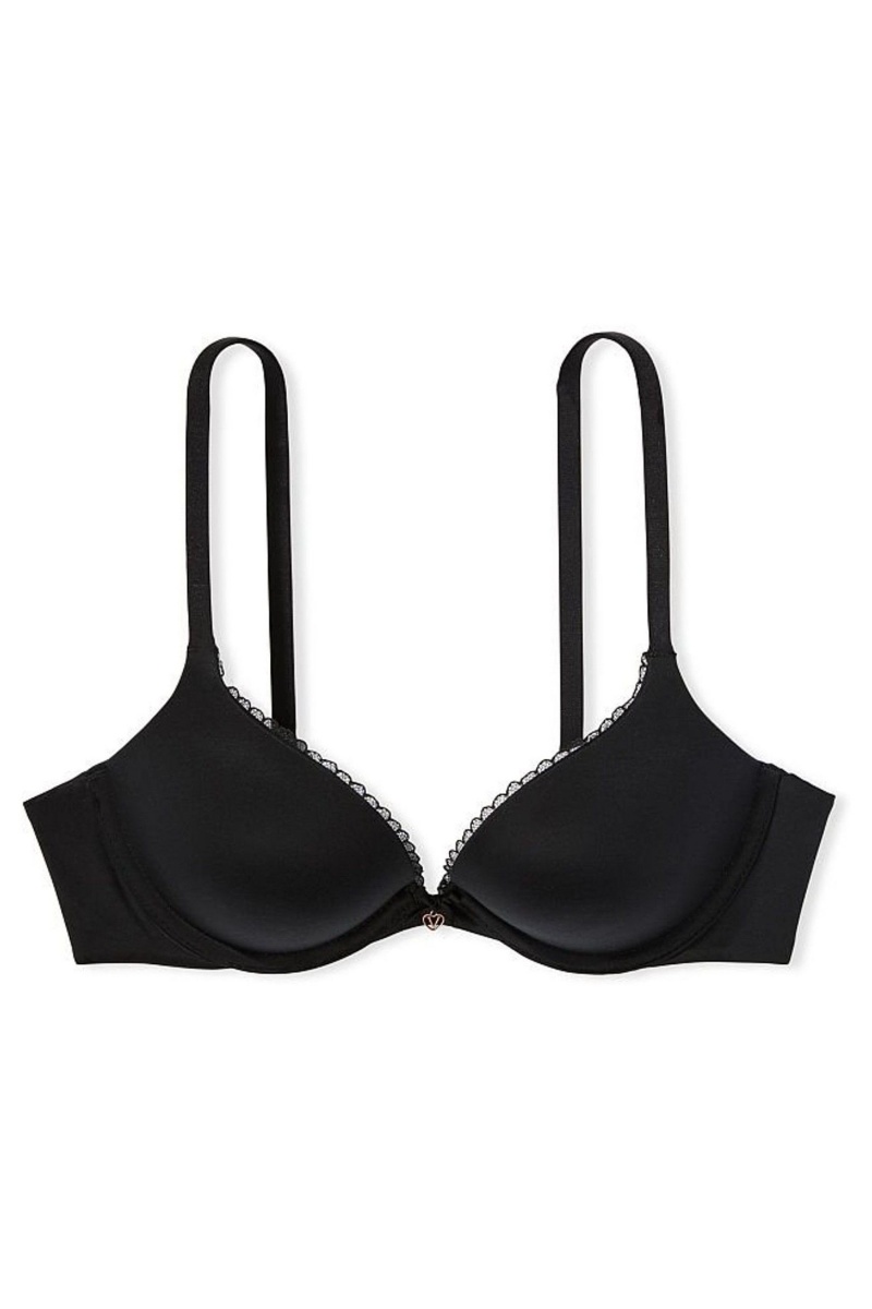 Victoria's Secret Body by Victoria Smooth Push Up Bra Zwart | 35192-PWBY