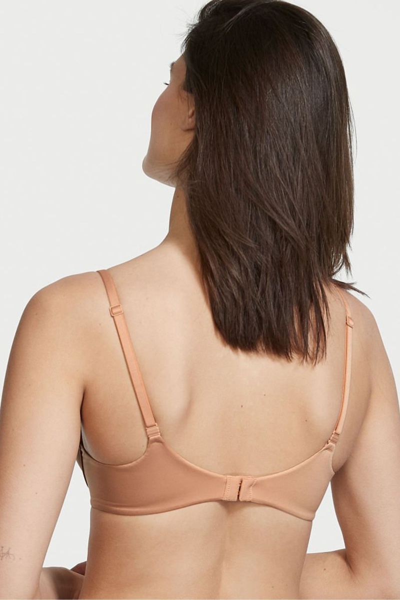 Victoria's Secret Body by Victoria Smooth Push Up Bra Toasted Sugar Nude | 12769-SGXI