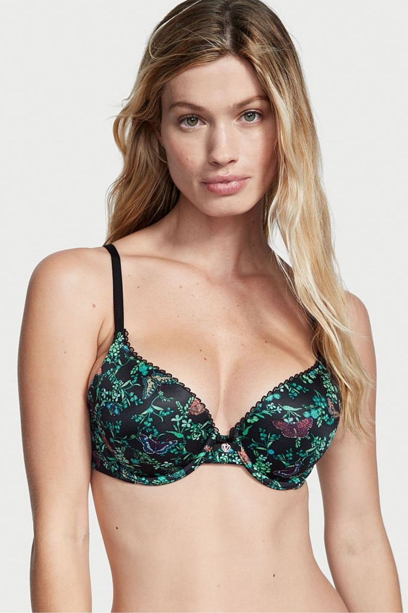 Victoria's Secret Body by Victoria Smooth Full Cup Push Up Bra Zwart | 29806-NEIW