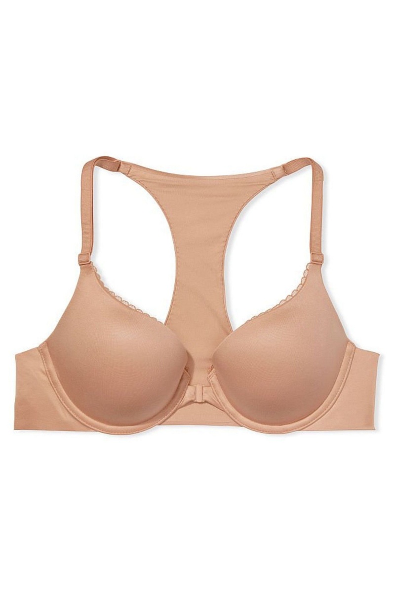 Victoria's Secret Body by Victoria Smooth Full Cup Push Up Bra Toasted Sugar Nude | 83601-OWRH