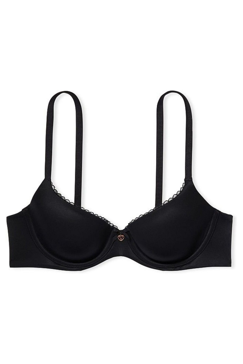 Victoria's Secret Body by Victoria Smooth Lightly Gevoerde Demi Bra Zwart | 70915-HIDW