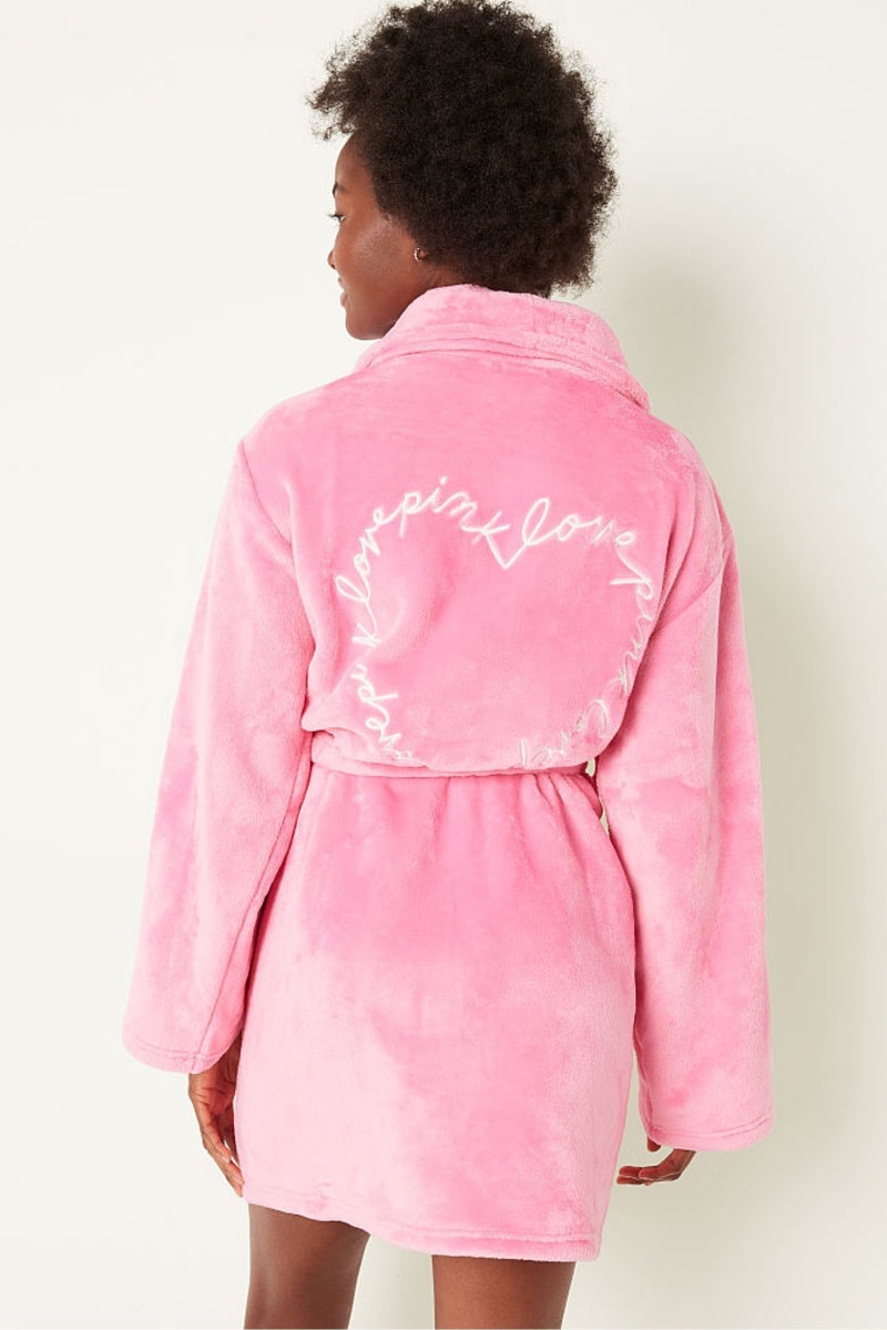 Victoria's Secret Cosy Dressing Gown Roze | 16259-DKQZ