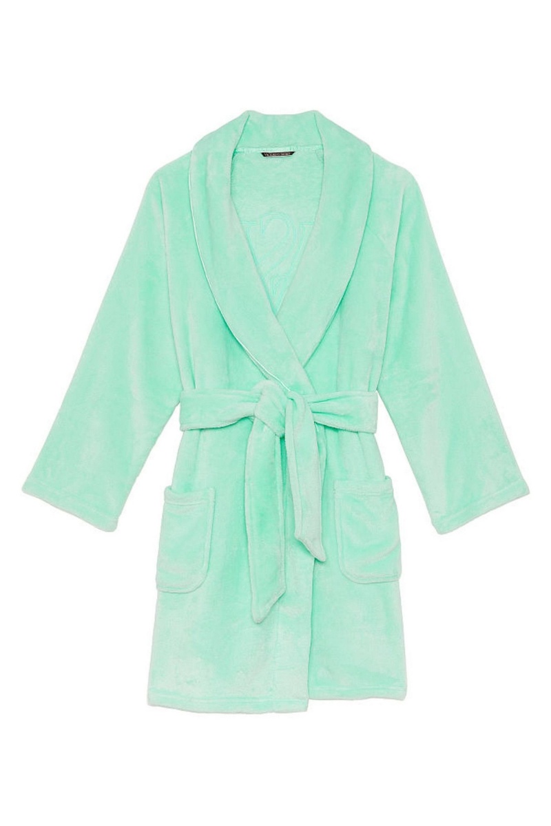 Victoria's Secret Cosy Kort Dressing Gown Zwart | 95062-YORW