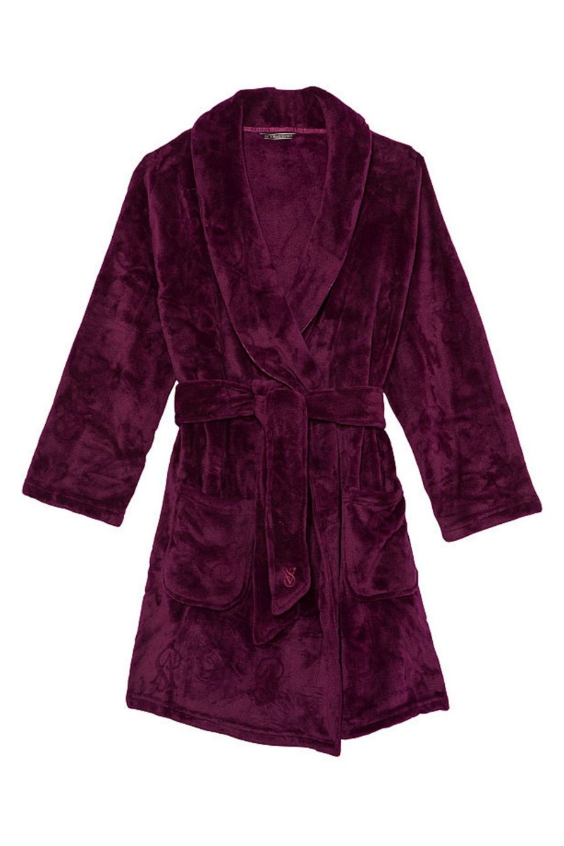 Victoria's Secret Cosy Kort Dressing Gown Rood | 97812-SJNA