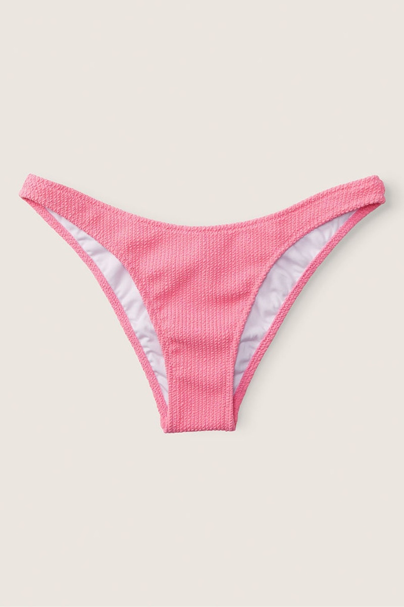 Victoria's Secret Crinkle Bikini Bottom Roze | 25386-KJMX