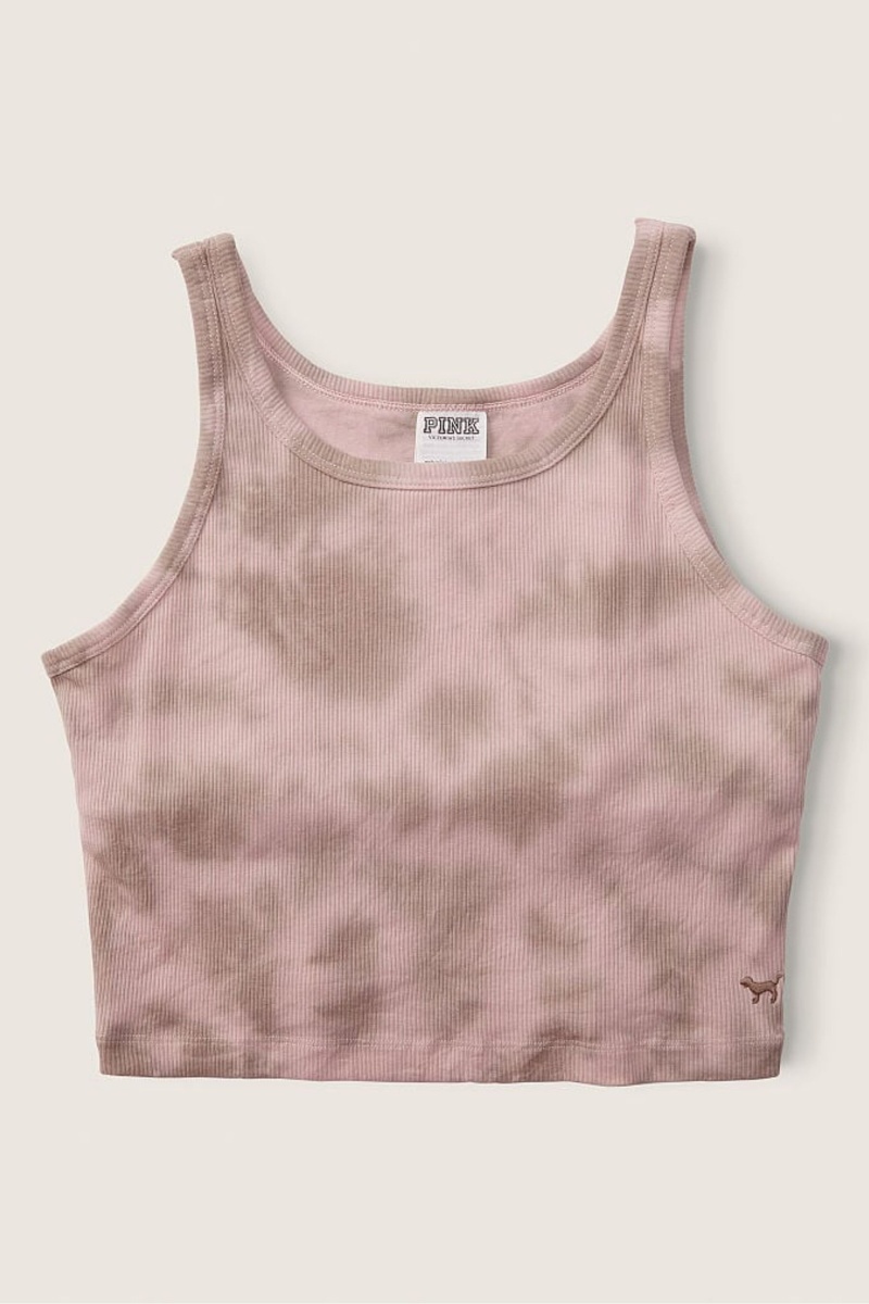 Victoria's Secret Crop Tank Top Koffie Bruin | 10923-UOHB