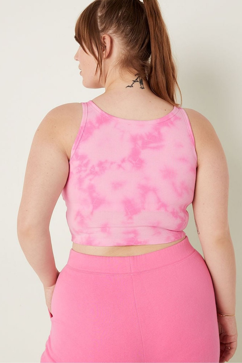 Victoria's Secret Crop Tank Top Roze | 21398-PXFY