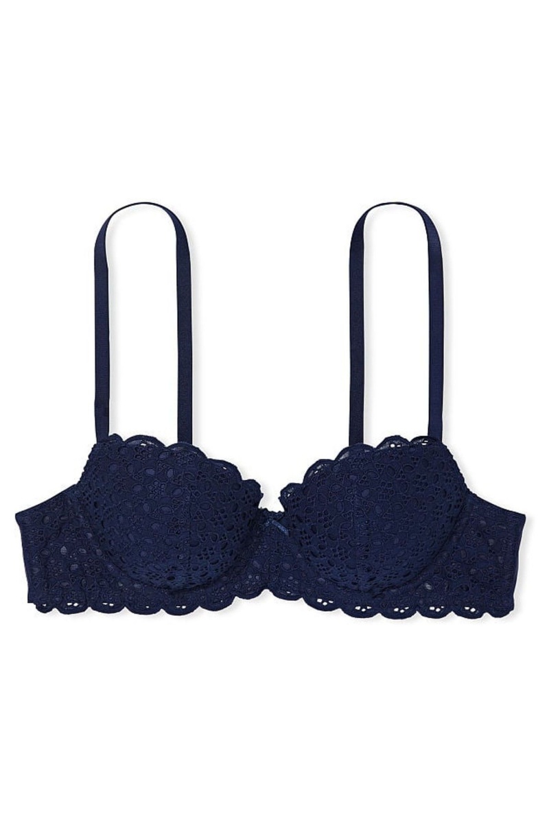 Victoria's Secret Dream Angels Broderie Scalloped Trim Bra Ensign | 01592-TGVP