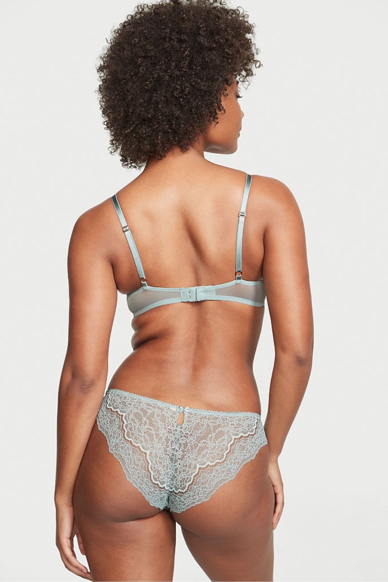 Victoria's Secret Dream Angels Embroidered Cheeky Knickers Groen | 17694-GWBZ