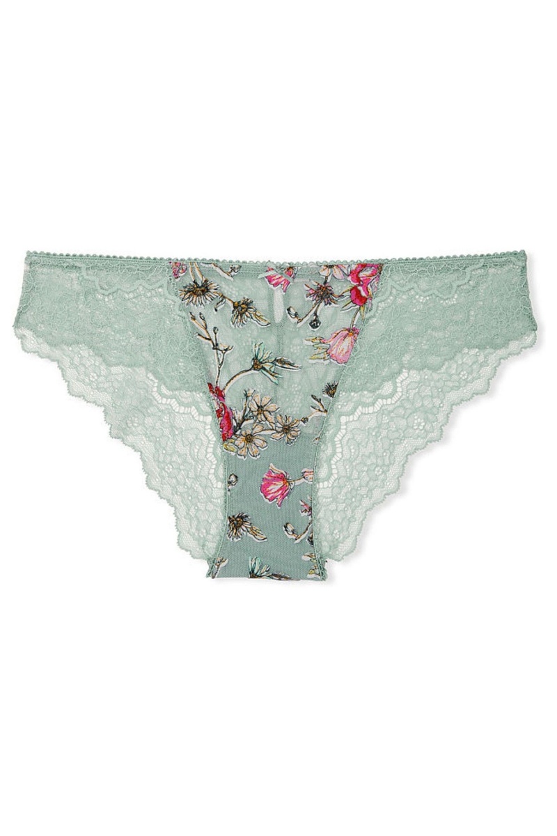 Victoria's Secret Dream Angels Embroidered Cheeky Knickers Groen | 17694-GWBZ