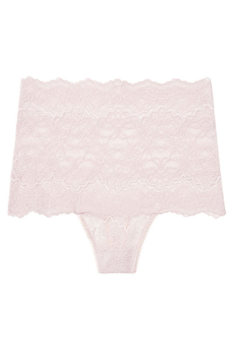 Victoria's Secret Dream Angels Highwaist Corded String Panty Zwart | 94185-RHDI