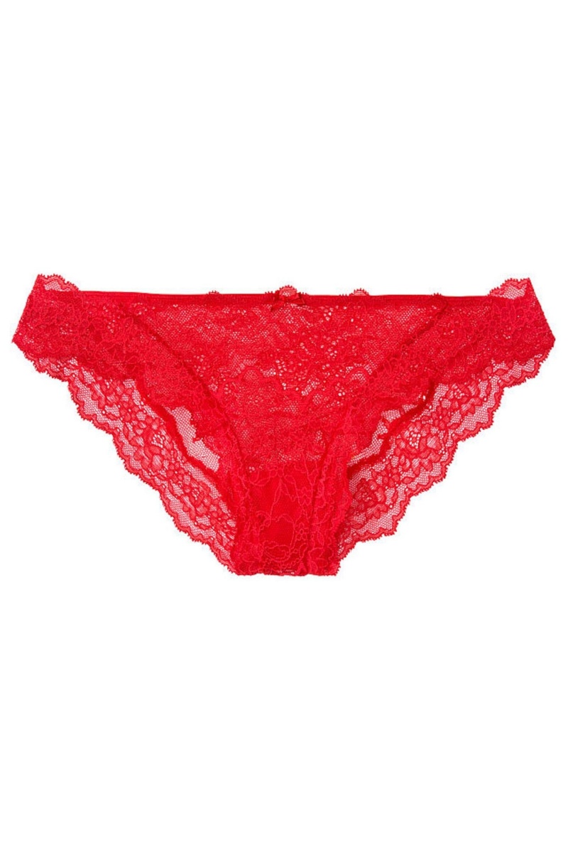 Victoria's Secret Dream Angels Kanten Cheeky Knickers Wit | 46582-KXAF