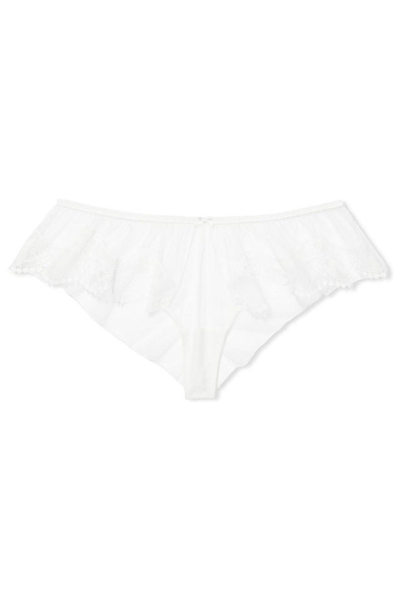 Victoria's Secret Dream Angels Kanten Cheeky Knickers Wit | 10498-QVOW