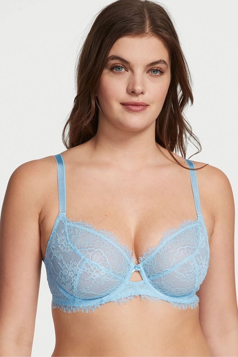 Victoria\'s Secret Dream Angels Kanten Full Cup Unlined Bra Zwart | 40125-QTAF