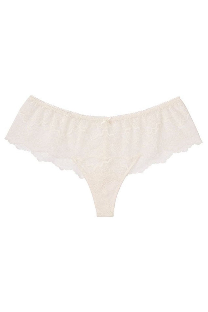 Victoria's Secret Dream Angels Kanten Hipster String Knickers Wit | 31604-JWZM