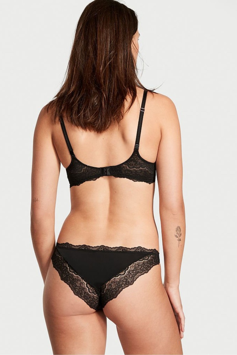 Victoria's Secret Dream Angels Knickers Zwart | 67485-TPQO