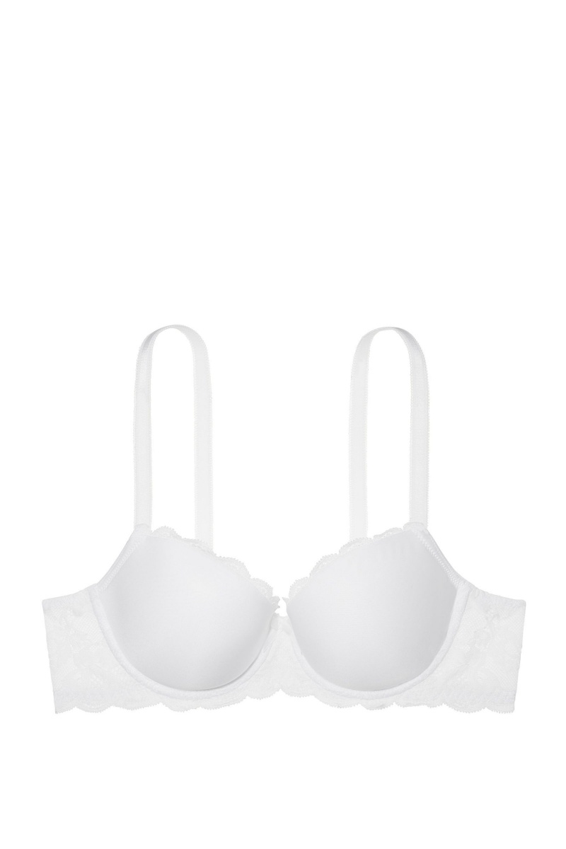 Victoria's Secret Dream Angels Smooth Kanten Wing Lightly Gevoerde Demi Bra Zwart | 59731-XSZD