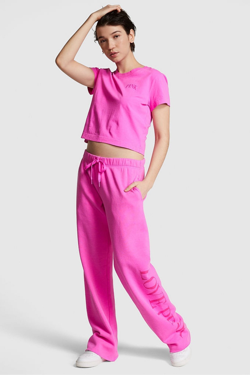 Victoria's Secret Fleece Jogger Roze | 76943-RFGY