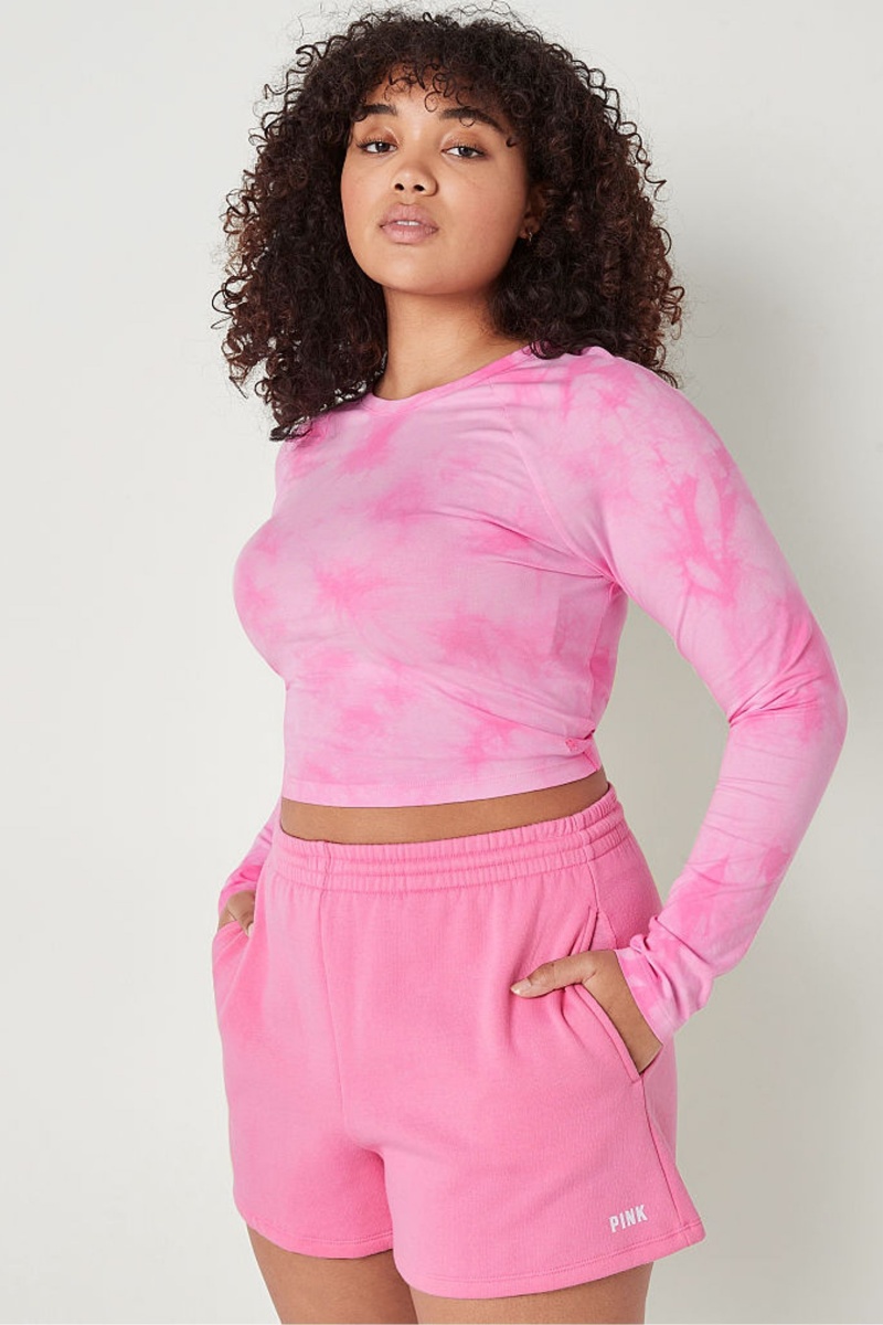 Victoria's Secret Fleece Kort Roze | 40238-ZIQW