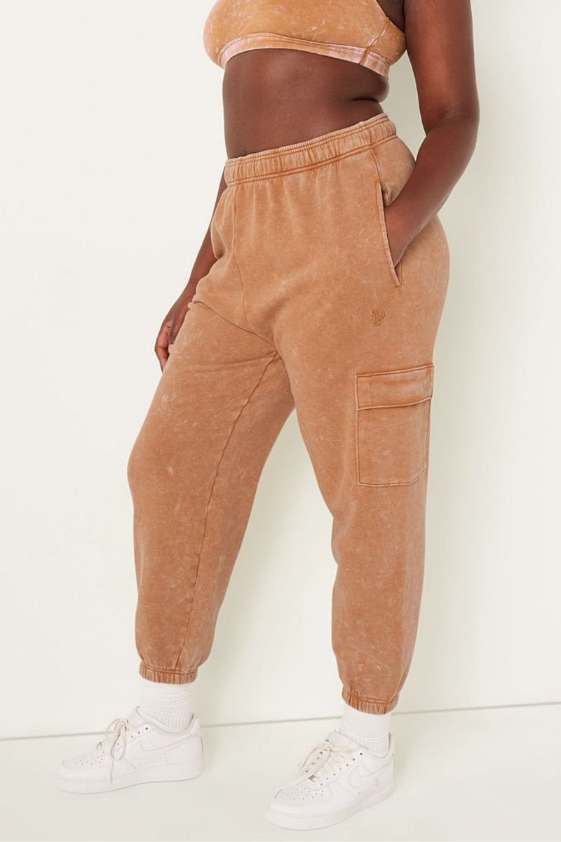 Victoria\'s Secret Fleece Lounge Jogger Bruin | 73480-TMOK