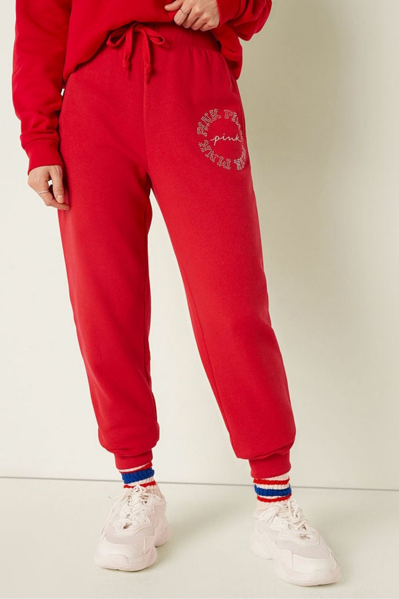 Victoria\'s Secret Fleece Lounge Jogger Roze | 79031-JLRP