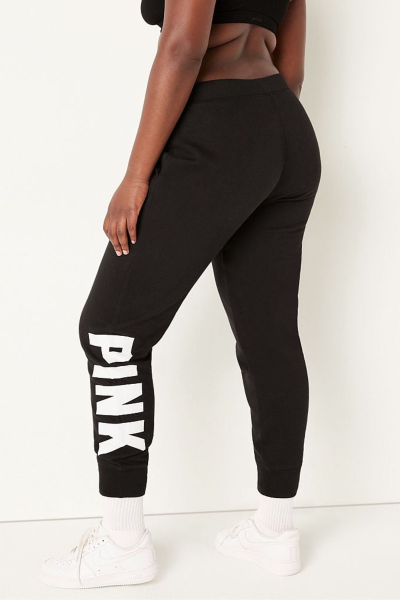 Victoria's Secret Fleece Lounge Jogger Zwart | 87962-FGUL