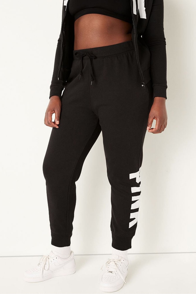 Victoria\'s Secret Fleece Lounge Jogger Zwart | 87962-FGUL