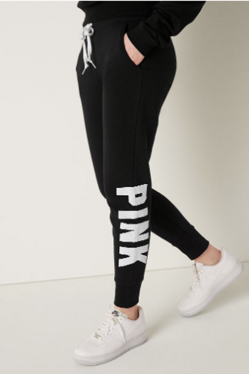 Victoria's Secret Fleece Lounge Jogger Zwart | 21896-REFA