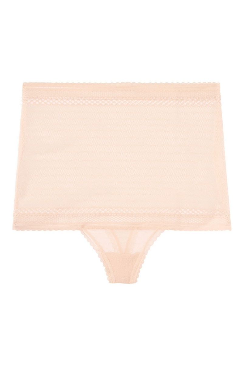 Victoria's Secret Incredible Highrise String Panty Zwart | 14306-KBRF