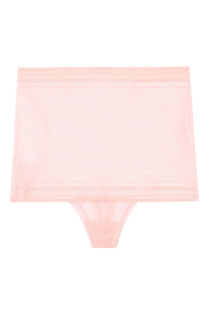 Victoria's Secret Incredible Highrise String Panty Zwart | 63475-ZIUH