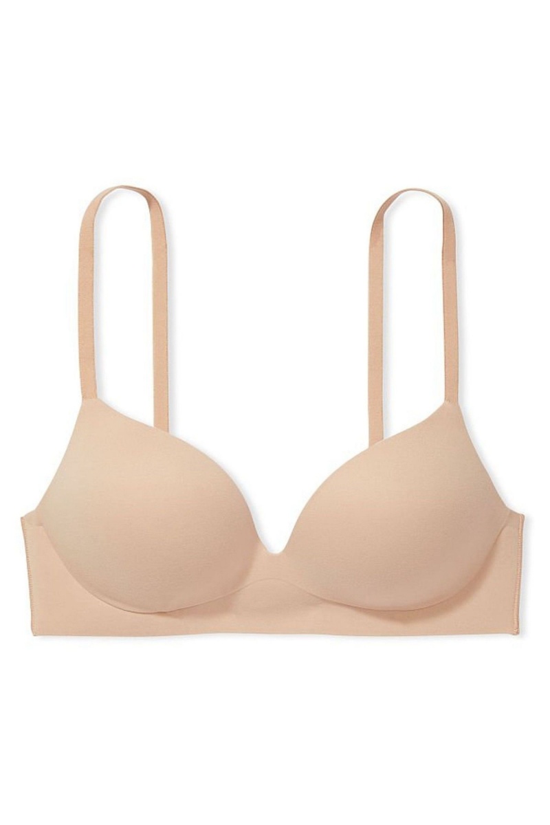 Victoria's Secret Incredible Smooth Non Wired Push Up Bra Zwart | 03981-DVGS