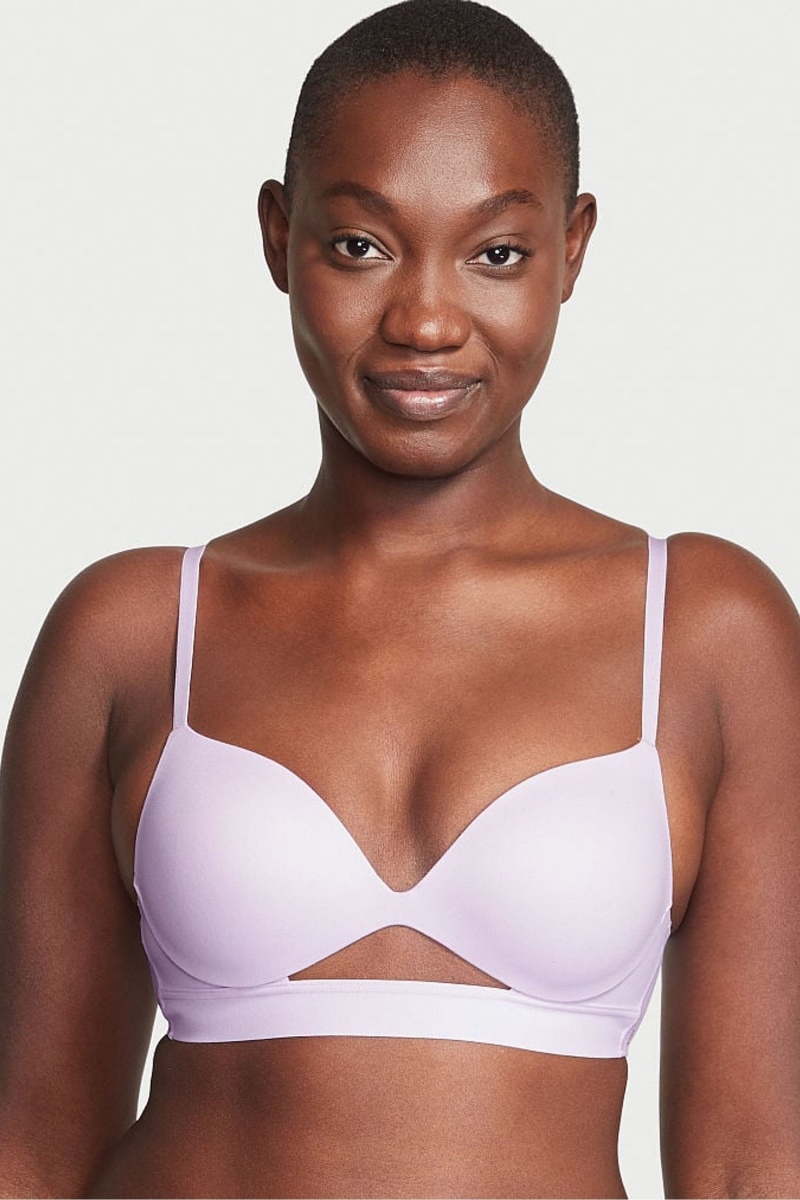 Victoria\'s Secret Incredible Smooth Non Wired Push Up Bra Zwart | 64832-YTNH