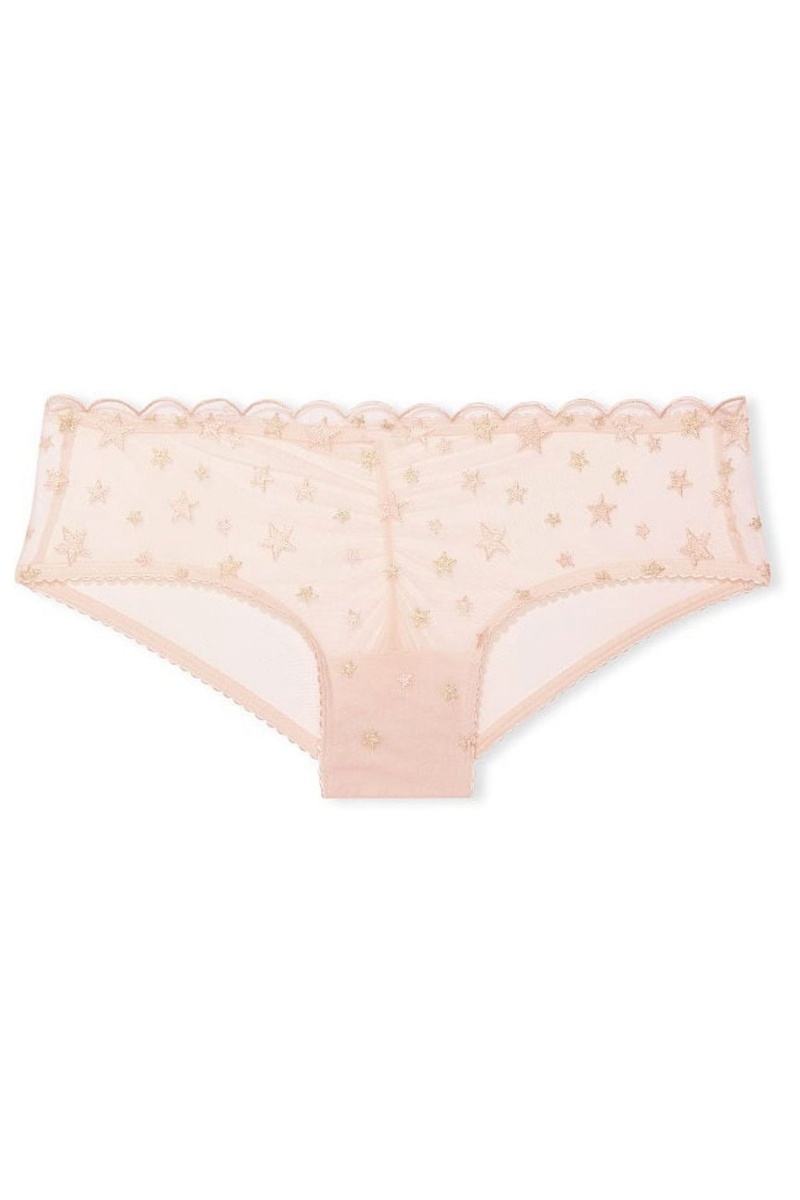 Victoria's Secret Kanten Cheeky Knickers Roze | 37908-UCRJ