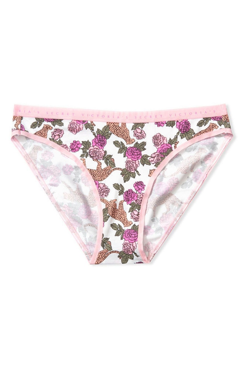 Victoria's Secret Katoenen Bikini Knickers Arctic Animal | 89360-UZQH