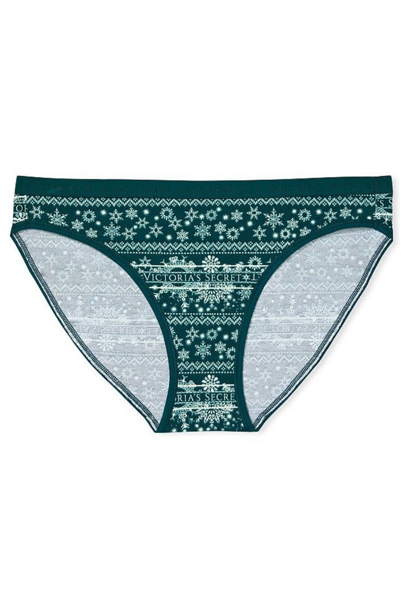 Victoria's Secret Katoenen Bikini Knickers Groen | 70469-STXH