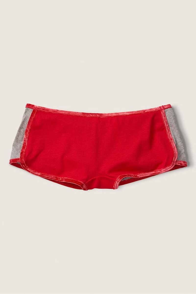 Victoria\'s Secret Katoenen Kort Knicker Dahlia Script Logo | 38657-FLQO