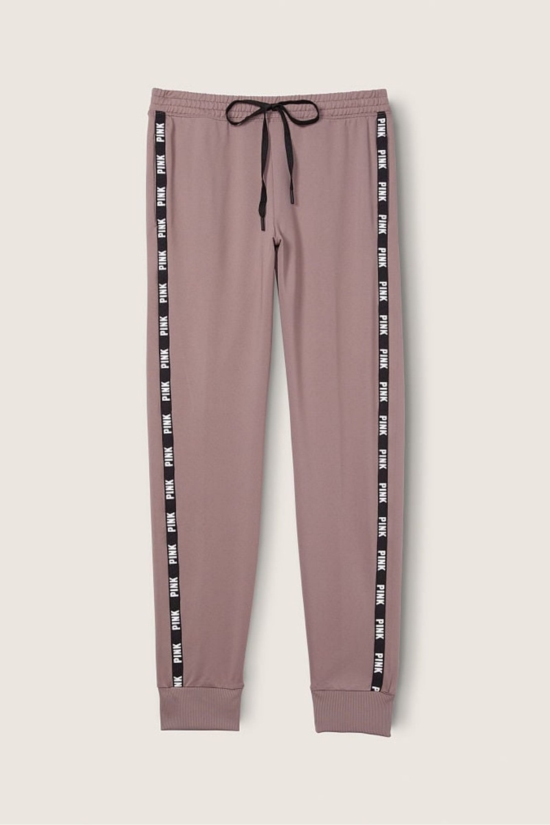 Victoria's Secret Logo Full Length Lounge Jogger Koffie Bruin | 98057-ZHST