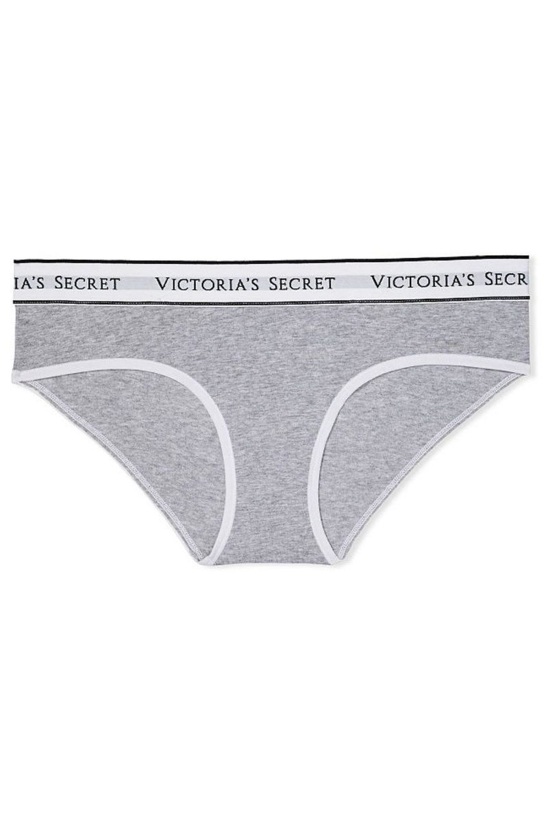 Victoria's Secret Logo Knickers Grijs | 62908-FNOI