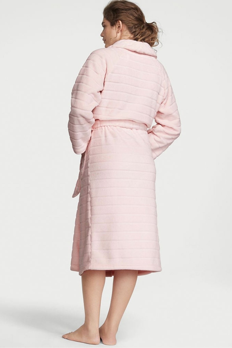 Victoria's Secret Long Cosy Robe Roze | 83926-AUBR